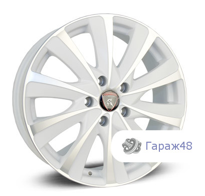 Yamato Samurai Goro-no Tokimine R17 / 7J PCD 5x112 ET 40 ЦО 57.1 Литые Белый матовый с алмазной полировкой
