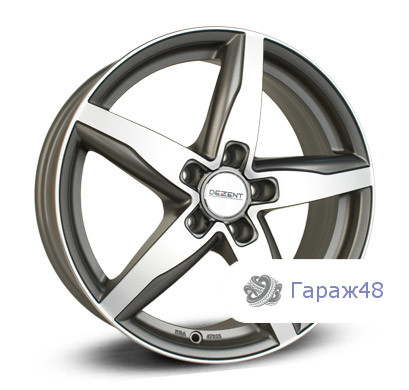 Dezent RF R16 / 7J PCD 5x108 ET 43 ЦО 70.1 Литые Графит с полированной лицевой поверхностью