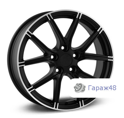 LegeArtis Concept-NS534 R17 / 7J PCD 5x114.3 ET 40 ЦО 66.1 Литые Черный матовый с полированной лицевой поверхностью