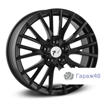 Replica LE50 R18 / 8J PCD 5x114.3 ET 30 ЦО 60.1 Литые Черный глянцевый