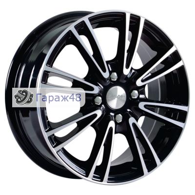 Skad Pantera R15 / 6J PCD 4x100 ET 38 ЦО 67.1 Литые Черный глянцевый с полированной лицевой поверхностью