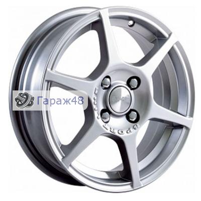 Skad Jaguar R14 / 5.5J PCD 4x100 ET 38 ЦО 67.1 Литые Серебристый